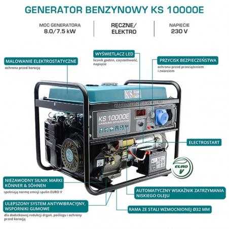Agregat prądotwórczy KS 10000E (AVR) Könner & Söhnen