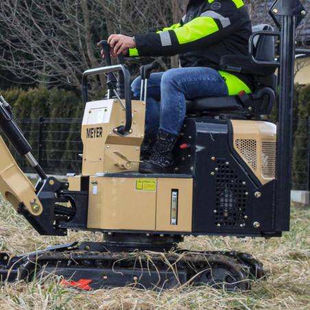 MEYER Minikoparka gąsienicowa EX10 (silnik Briggs & Stratton, skrętne ramię)