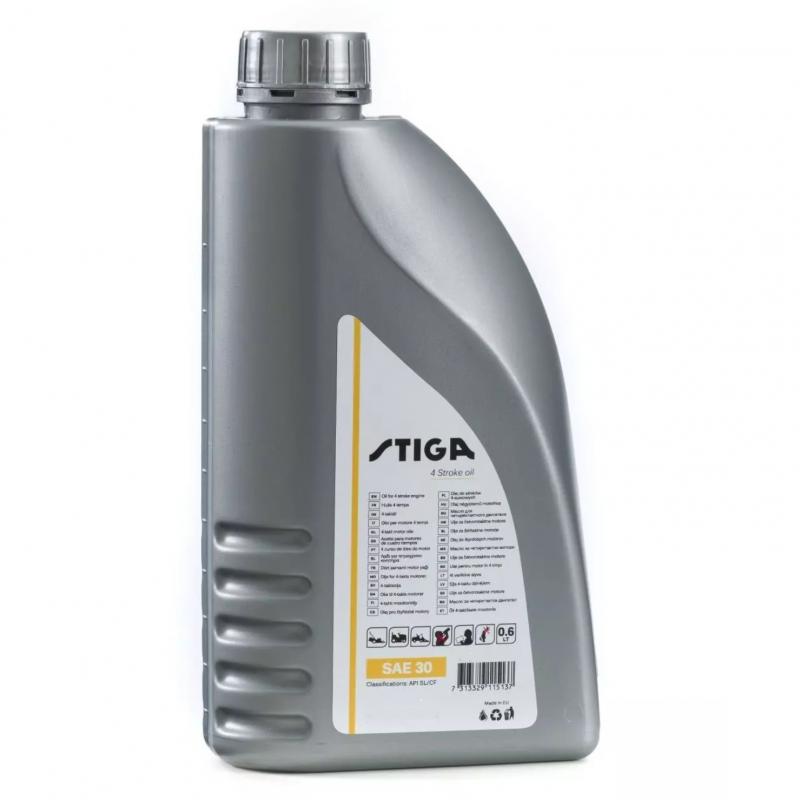 Stiga Olej do silników czterosuwowych SAE30 0,6L Stiga Olej do silników czterosuwowych SAE30 0,6L