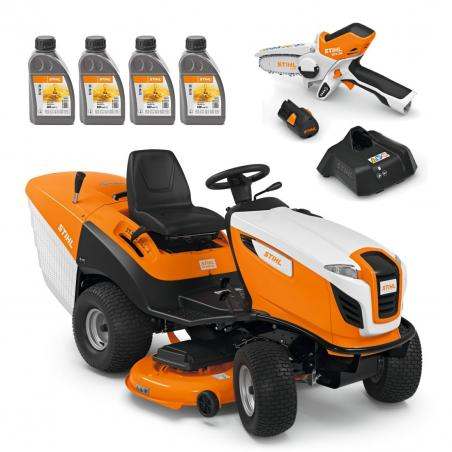 Zestaw STIHL Traktor ogrodowy RT 6127.1 ZL + GTA 26 SET + Olej 10W30
