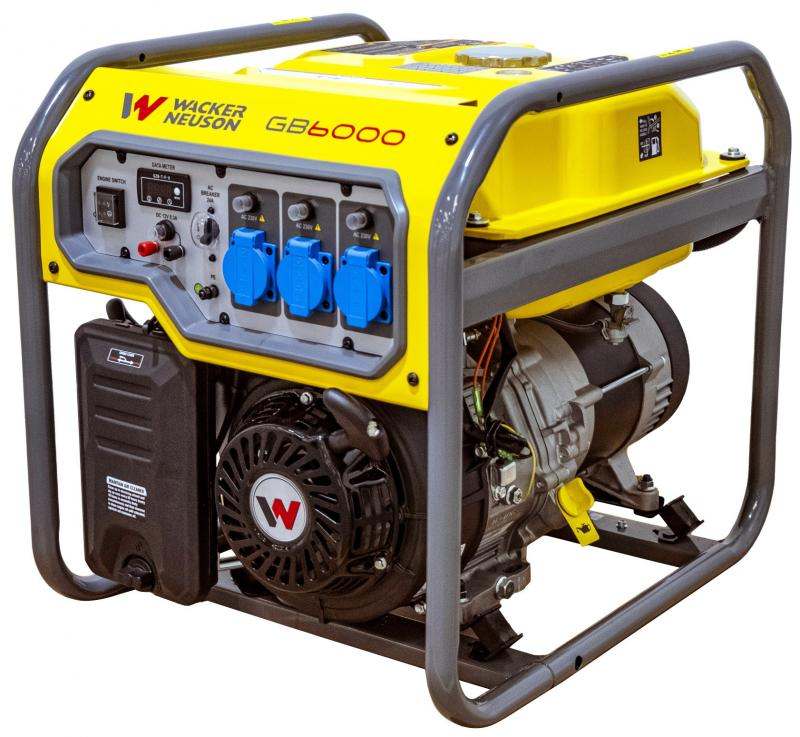 Wacker Neuson Agregat prądotwórczy GB 6000 G (AVR) jednofazowy