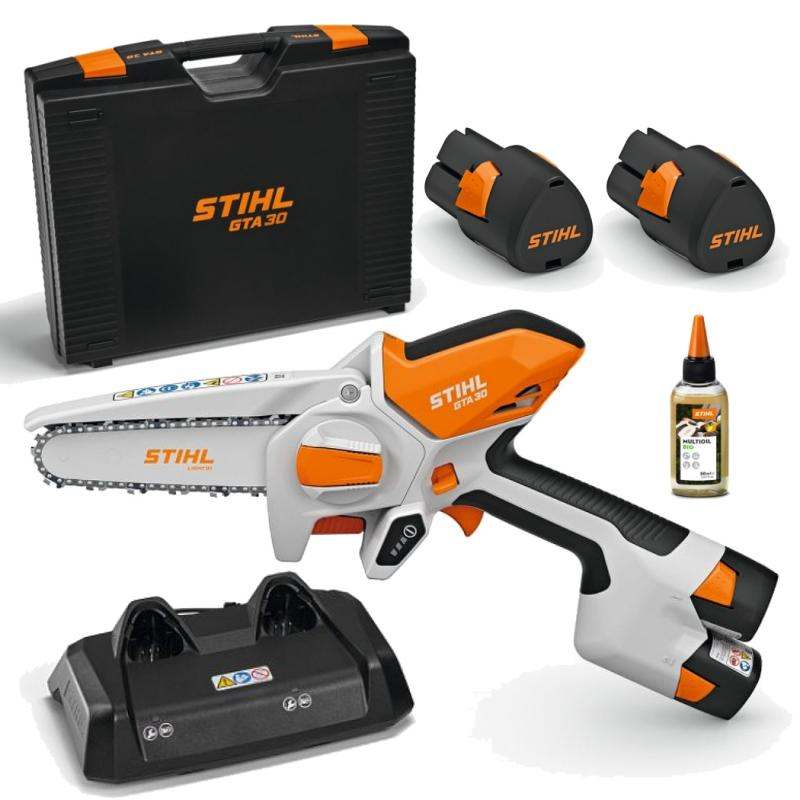 STIHL Przecinarka GTA 30, zestaw z 2x akumulatorami AS 2 i ładowarką AL 5-2